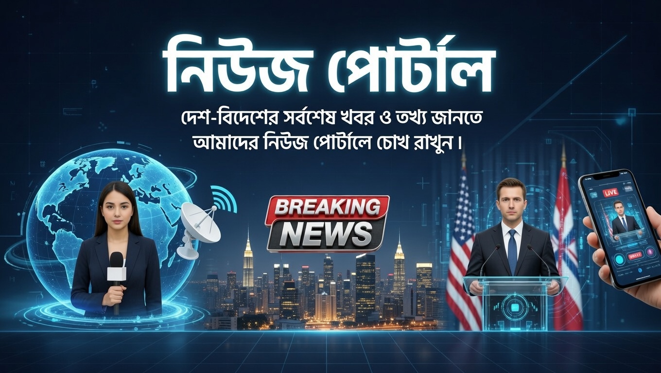 নিউজ পোর্টাল: দেশ-বিদেশের সব খবর এখন আপনার হাতের মুঠোয়